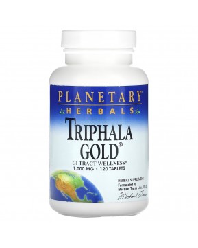 Planetary Herbals, Triphala Gold, здоровье желудочно-кишечного тракта, 1,000 мг, 120 таблеток